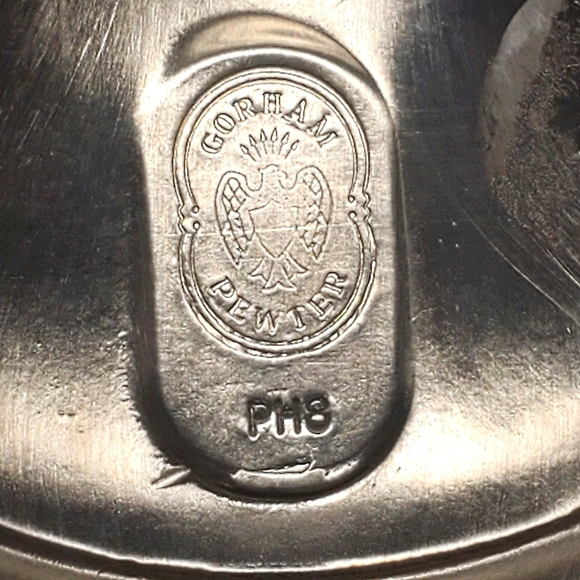 Pair of GORHAM Pewter Octette Model Candlesticks Vintage Discontinued 1950's EUC - Picture 6 of 14